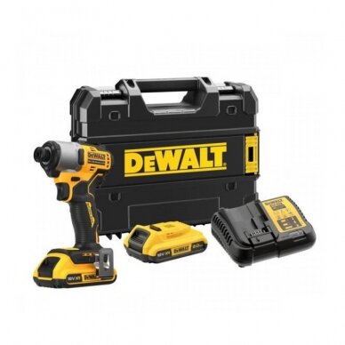 DeWALT DCF840D2T smūginis suktuvas 2x2 Ah