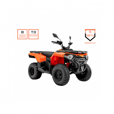 Keturratis motociklas Loncin XWOLF 300 orange