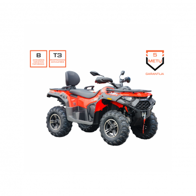 Keturratis motociklas Loncin XWOLF 550L red