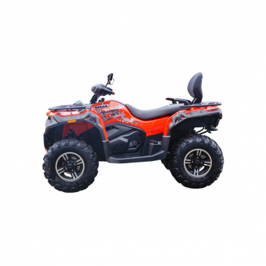 Keturratis motociklas Loncin XWOLF 550L red 1